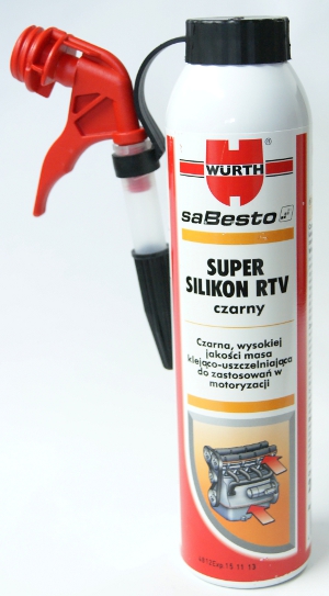 Wurth Super Silikon Rtv Ml Czarny Pozna K Y