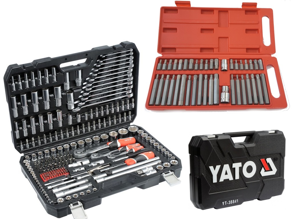 YATO YT 3884 KLUCZE 216el XXL ZESTAW BITY TORX 7414004906