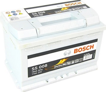 Аккумулятор BOSCH S5 77AH 780A DOST + WYM GRATS 77 Ah