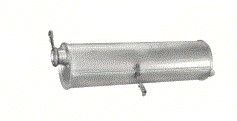 Задній глушник Peugeot 307 а.2,0 02-05р.Універсал
