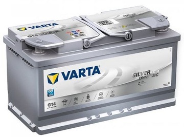 Акумулятор VARTA G14 95ah / 850A 12V + P AGM