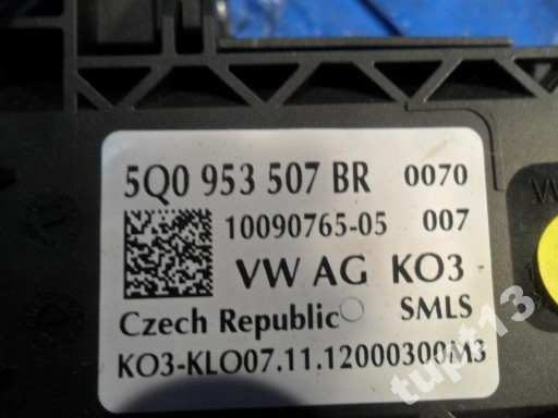 VW AUDI SEAT SKODA КОМБІНОВАНИЙ ПЕРЕМИКАЧ 5Q0953549 - 3
