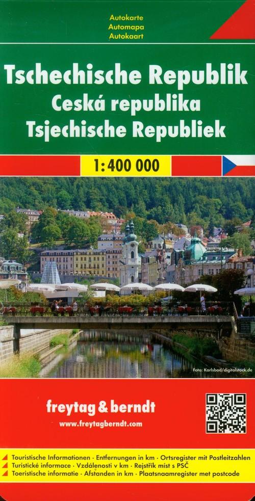 

Czechy mapa drogowa 1:400 000