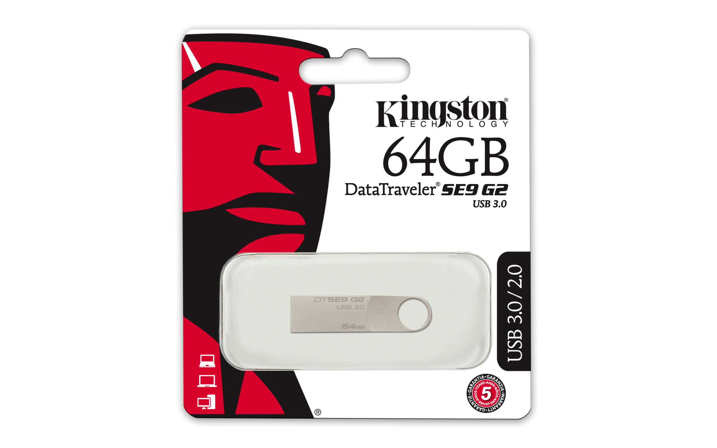 

Kingston DataTraveler SE9 G2 64GB (DTSE9G2/64GB)