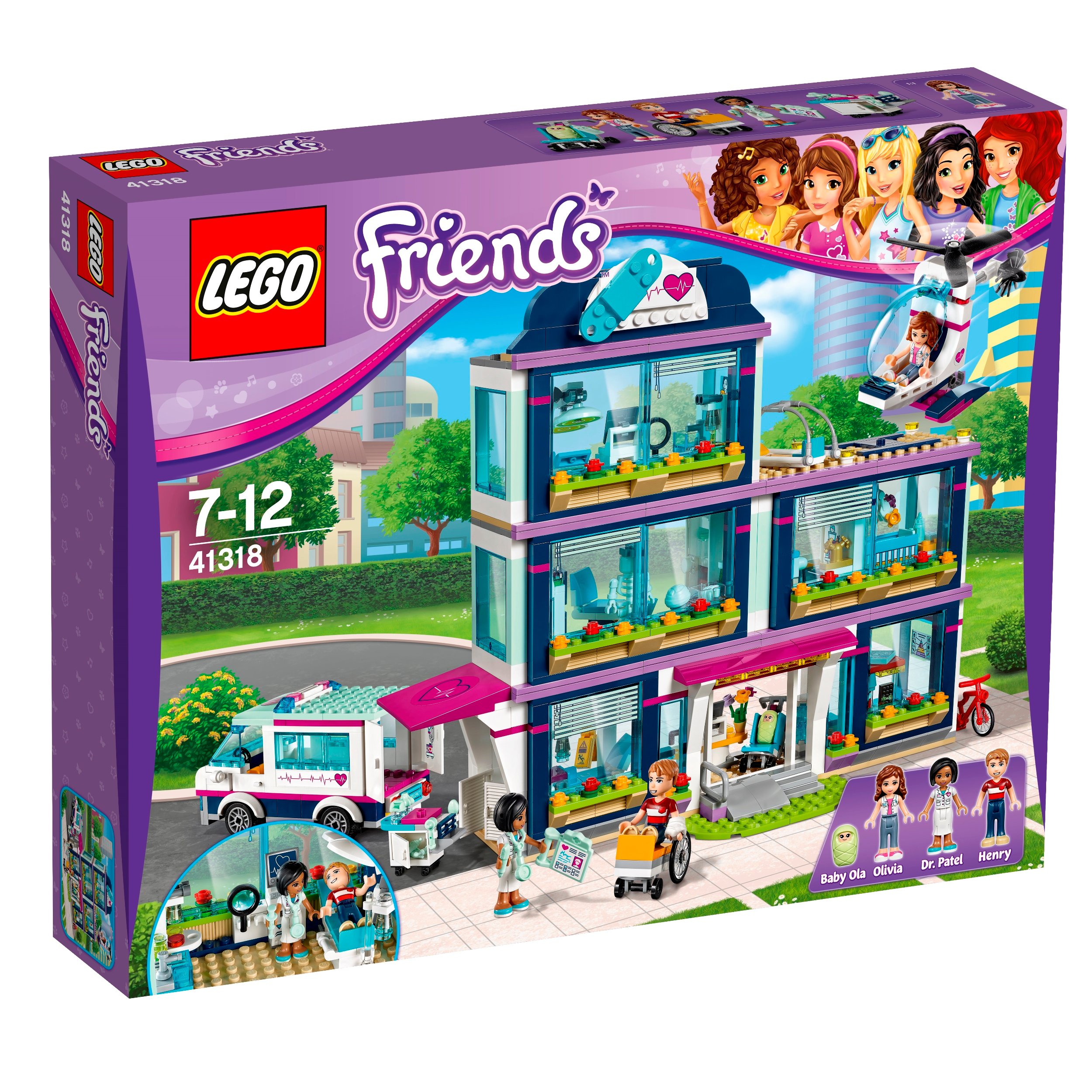 Lego Friends 41318 Szpital w Heartlake. Nowy.