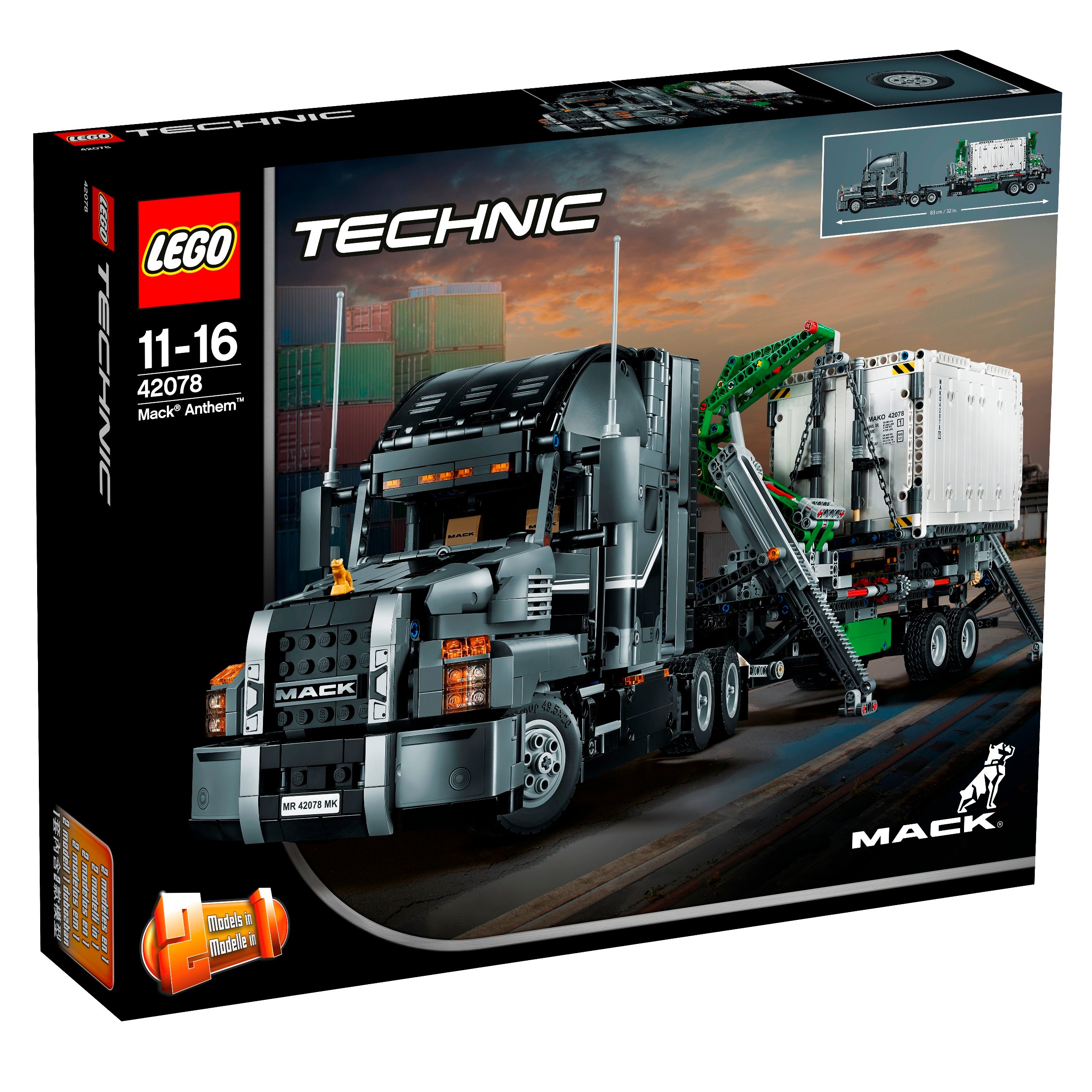 Lego Technic 42078 Ciężarówka Mack Anthem