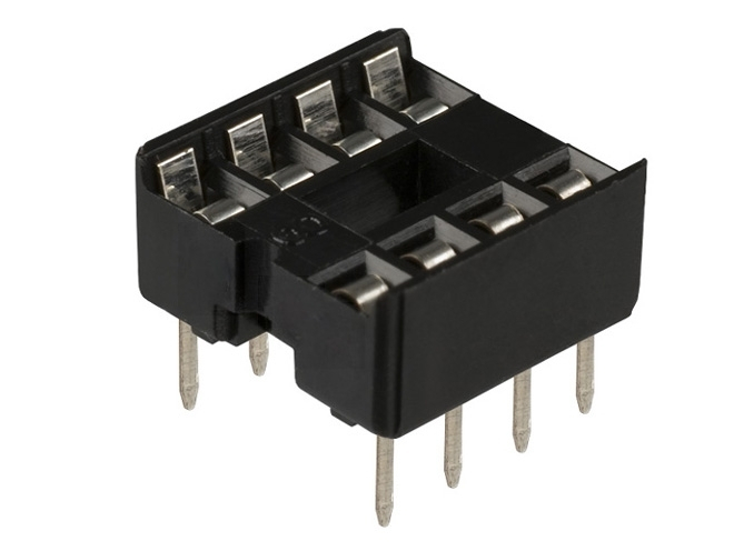 Podstawka DIL8 pod układy 8pin 20szt