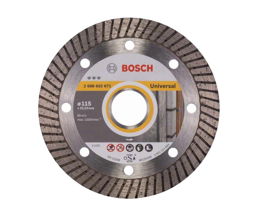

Bosch Tarcza Diamentowa 115mm ceramika cegła beton