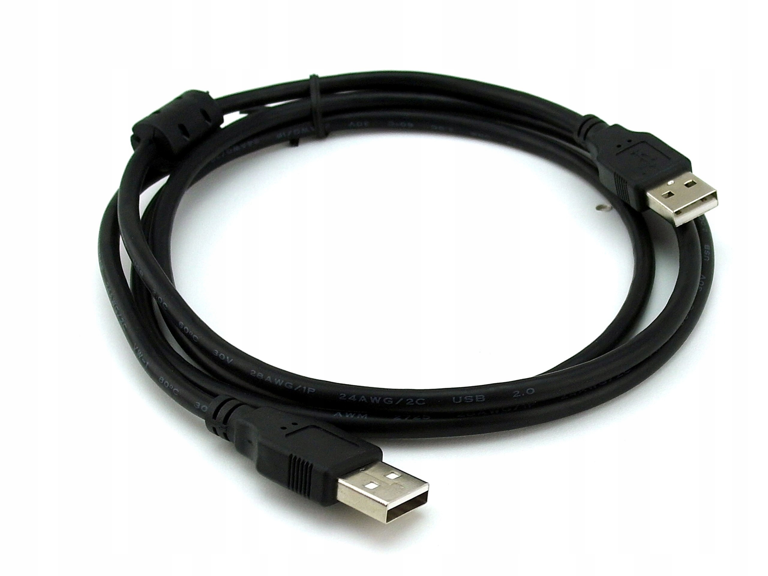 

Połączenie wtyk x2 Usb kabel 1,8 m przewód M-M