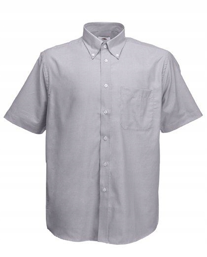 

Men Oxford Short Sleeve Shirt Oxford Grey XXL