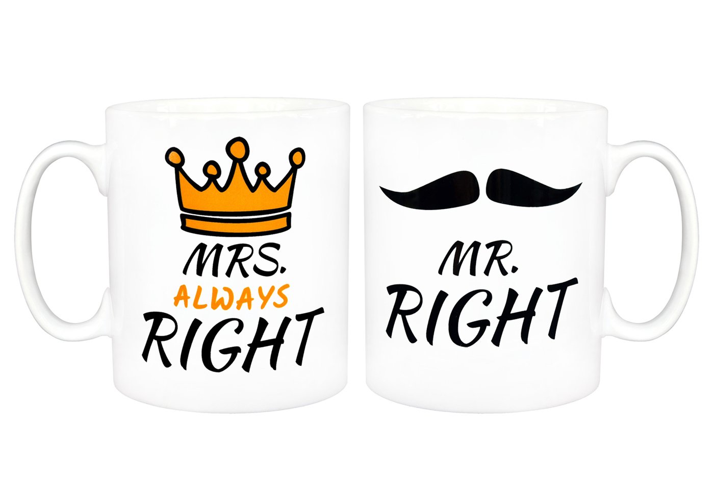 

Zestaw Kubków Mr. Right i Mrs. Rights, prezent