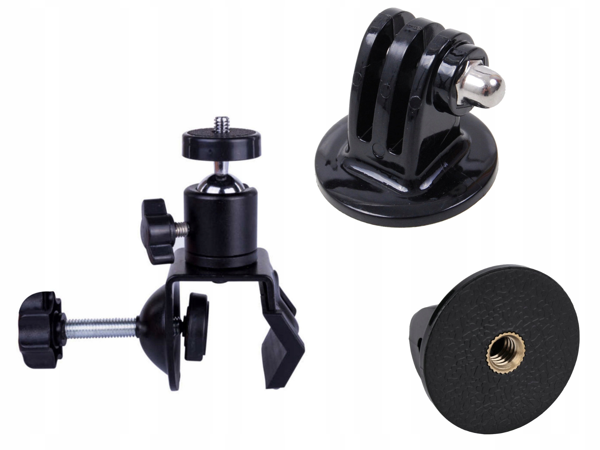 

Uchwyt z głowicą Imadło Gopro na Rower Motor Quad