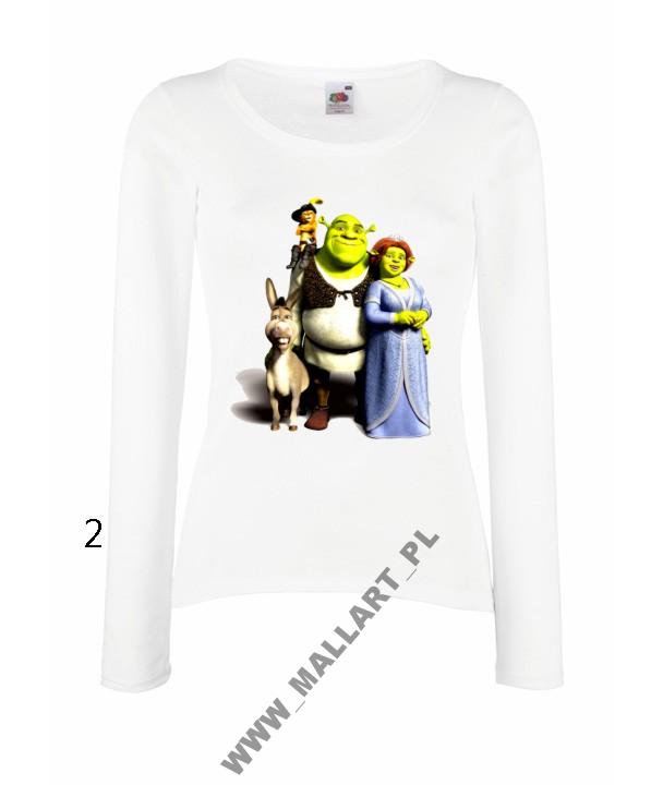 

Bluzka Damska Shrek Fiona Kot W Butach Wzory