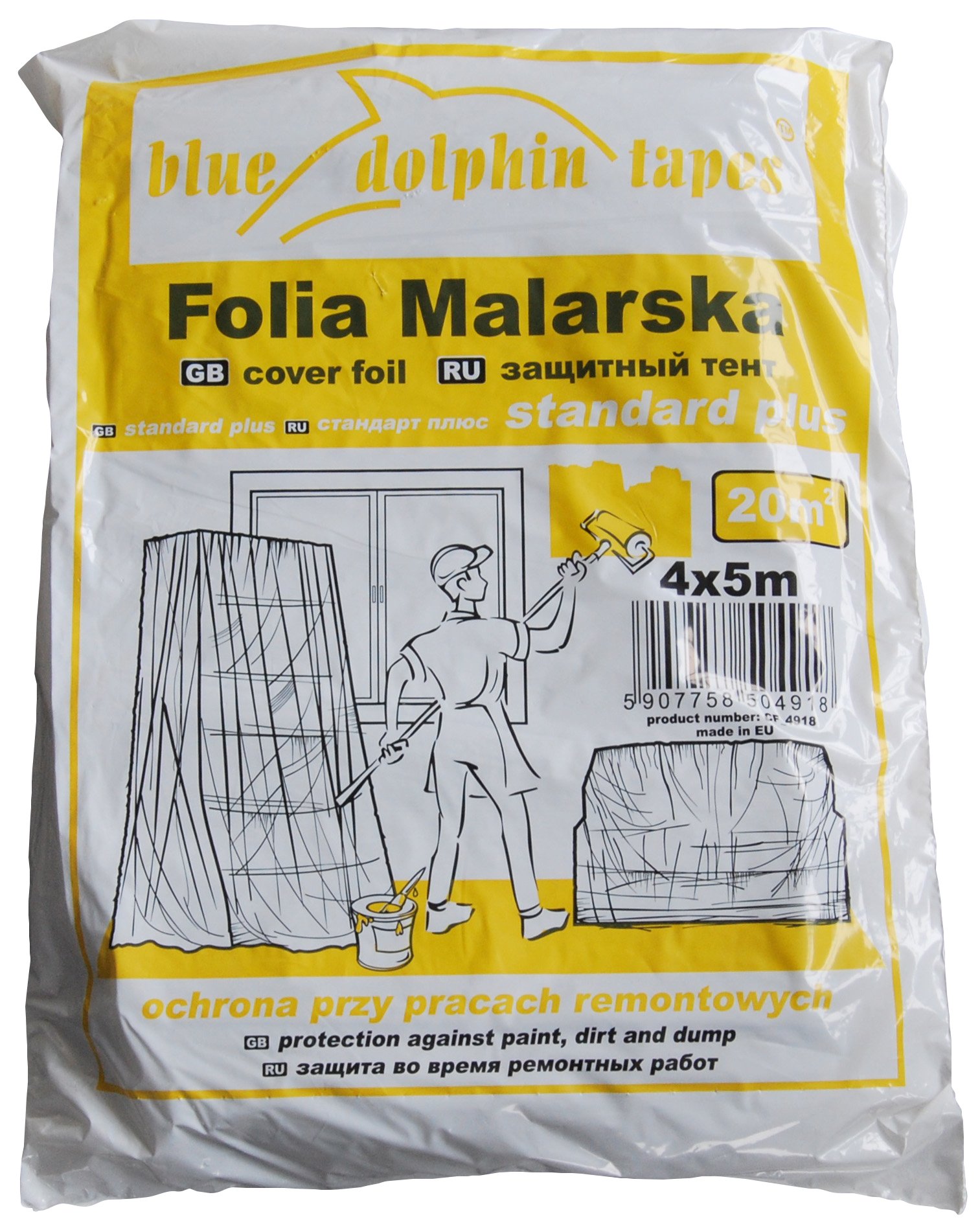 

Blue Dolphin Folia Malarska Standard Plus 4X5M