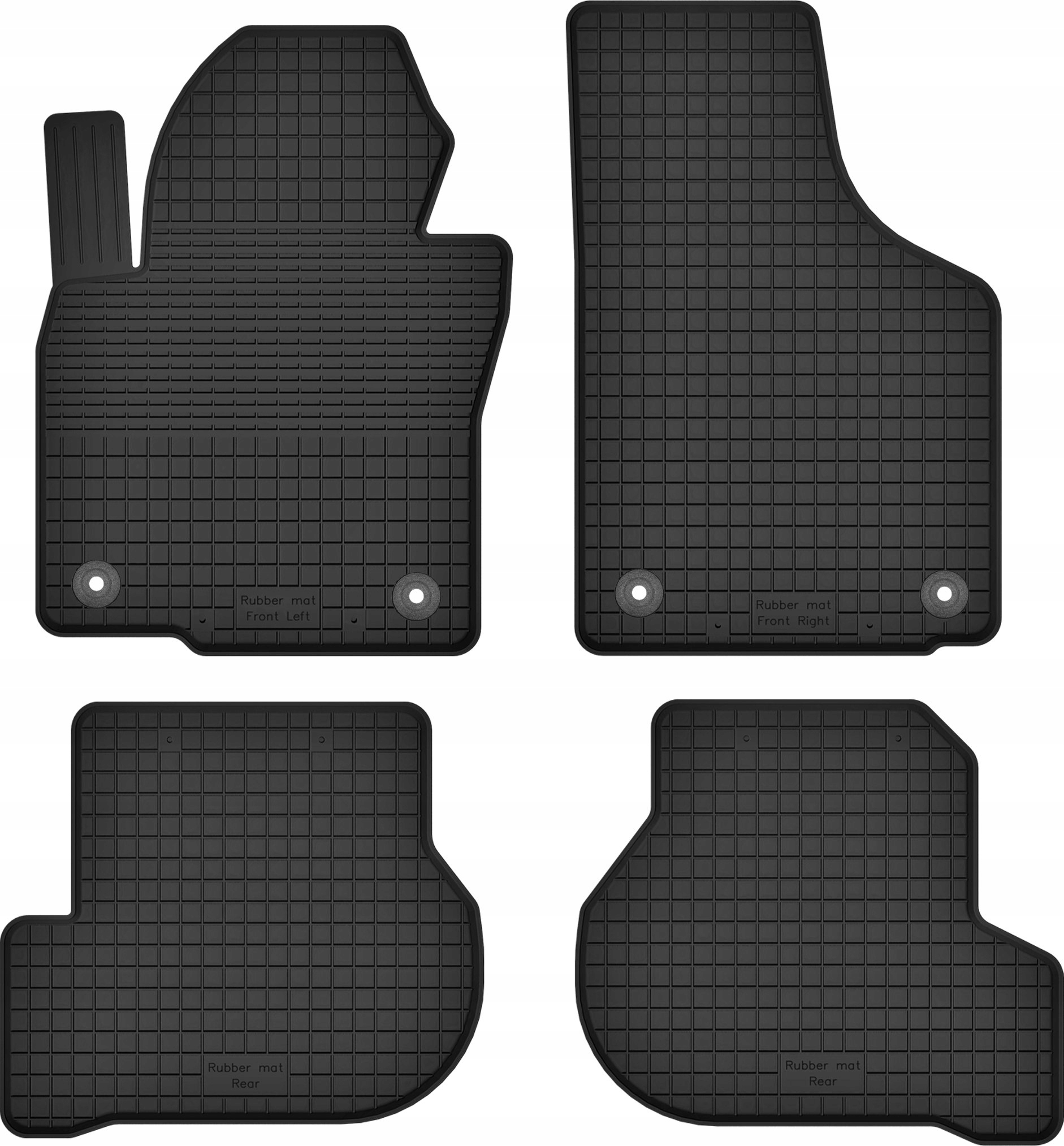 

Skoda Octavia 2 II gumowe dywaniki Stopery