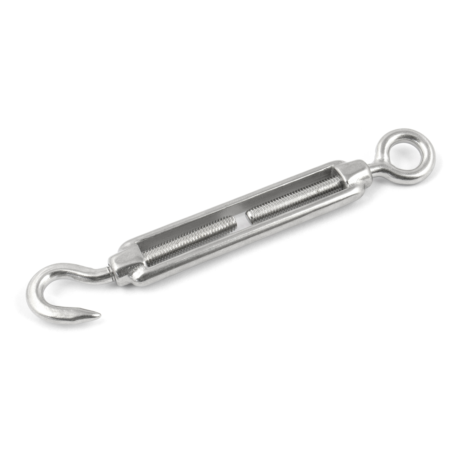 Římský napínací šroub Inox nerez A4 V4 oko-hák M4 10 ks