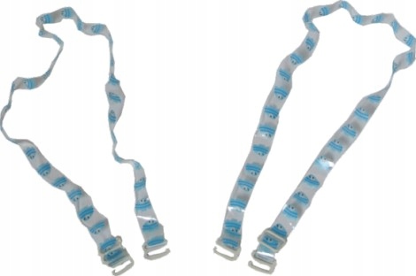 Ramiączka do biustonoszu silikonowe 2 sztuki Kolor wielokolorowy inny kolor