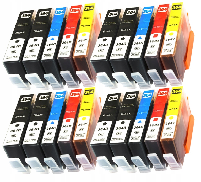 20 x Náplně Do Tiskárny Hp Photosmart B110A B210A