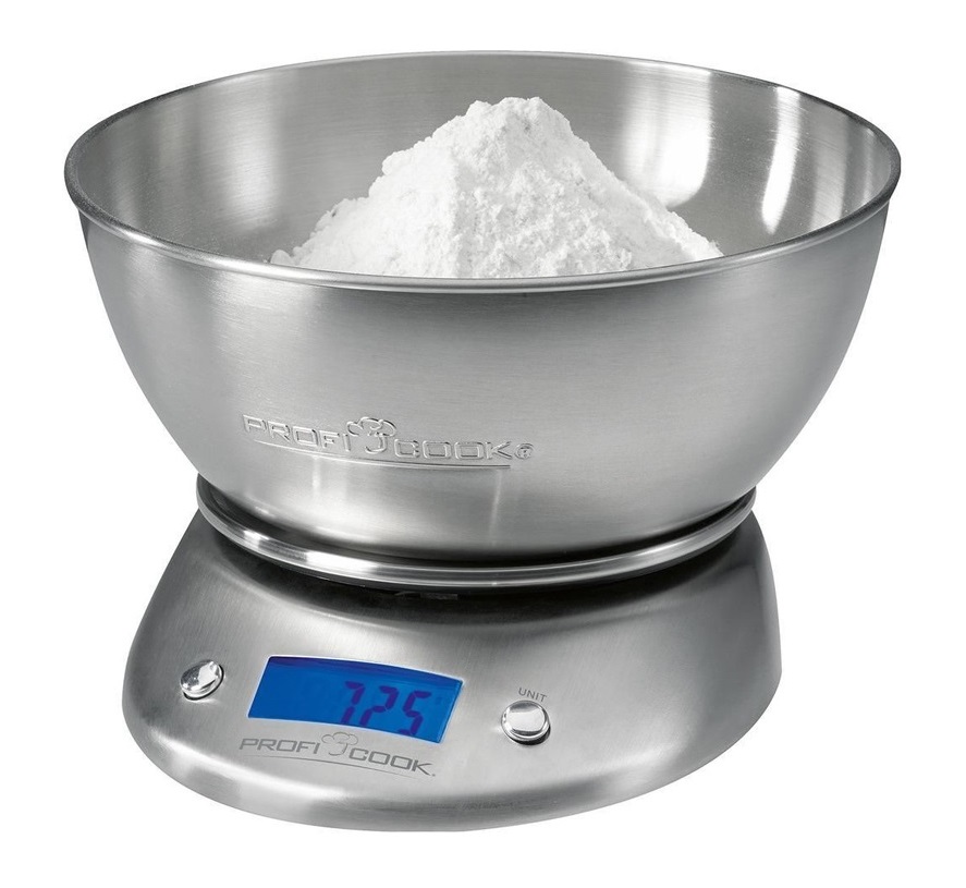 ProfiCook Kw 1040 kuchyňská váha,digitální s mísou 2L