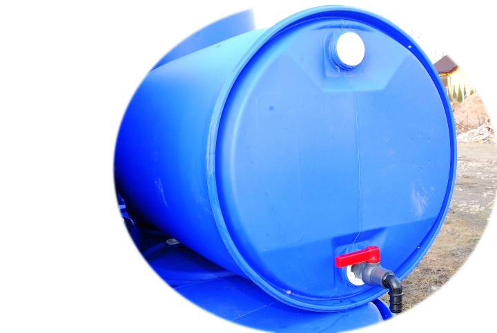 Zawór czerpalny Kran 3/4 cala z korkiem do Beczki Materiał plastik