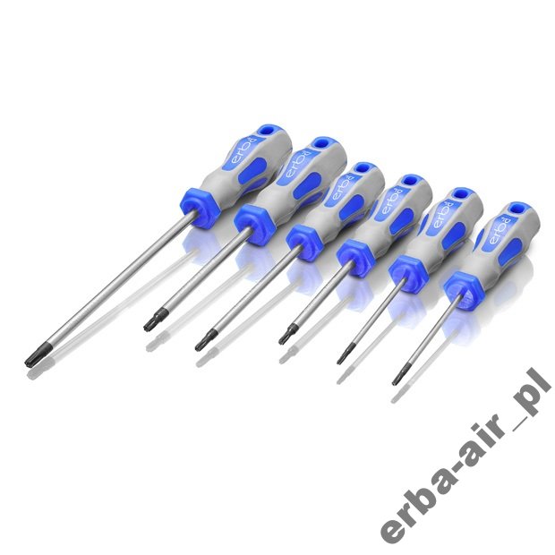 

Śrubokręty Torx Zestaw 6cz. Wkrętaki erba 01010