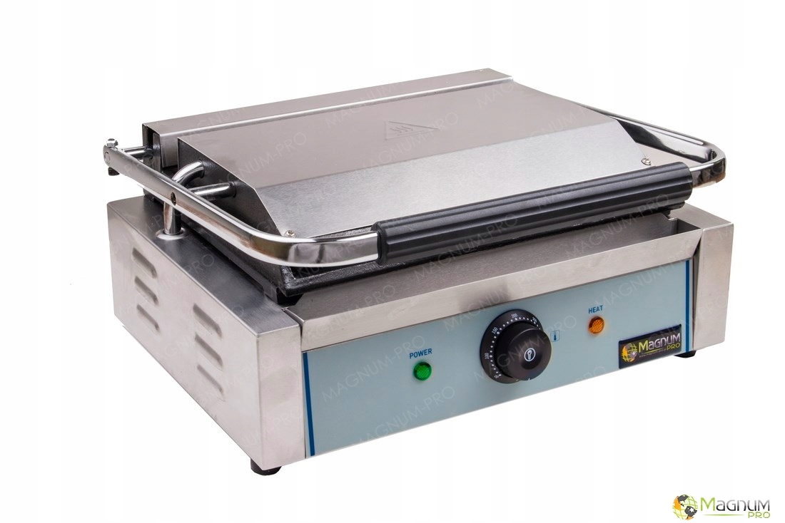 MAX GRILL KONTAKTOWY OPIEKACZ DO BUŁEK GŁADKI/RYF Marka Royal Catering