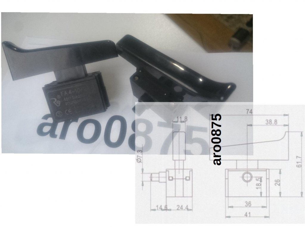 

Włącznik wyłącznik szlifierka Einhell FA4-10/2BD