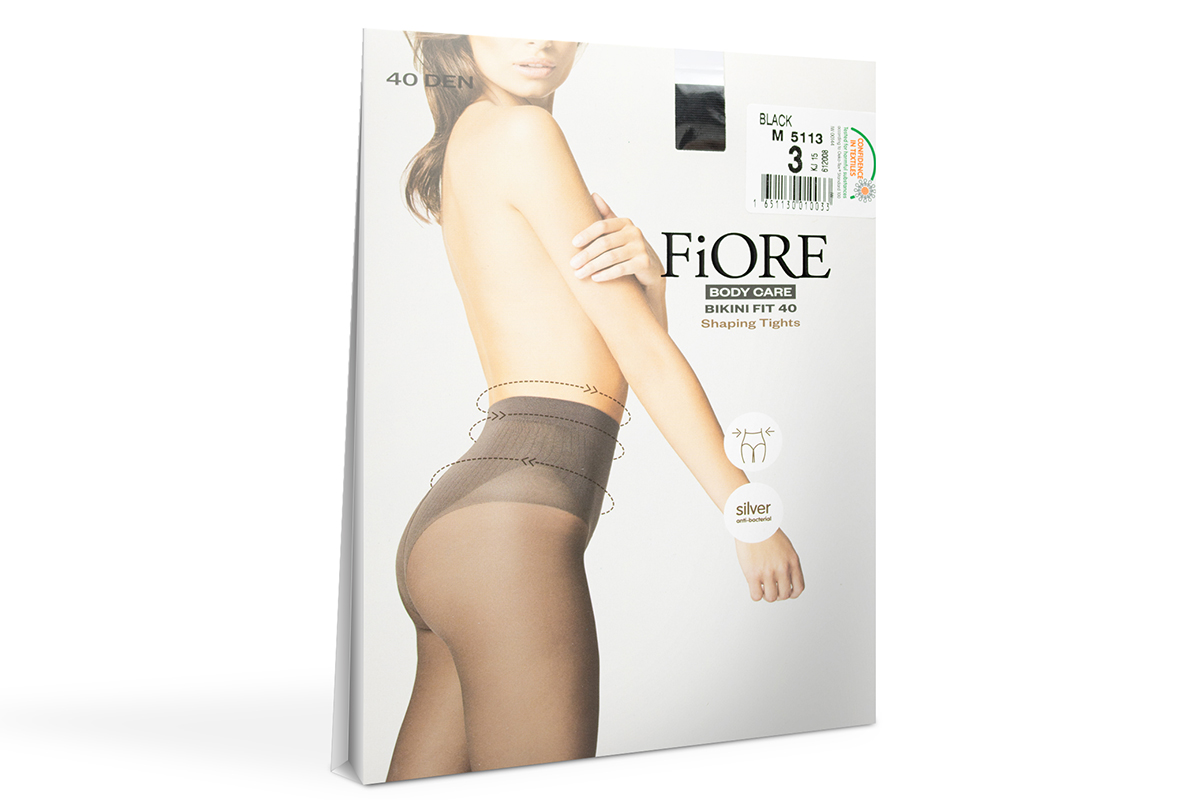 

Rajstopy Wyszczuplające Talię Bikini Fit 40den r.4