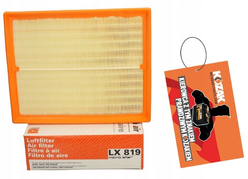 

Filtr Powietrza Knecht LX 819 Do Audi A4 Seat Exeo