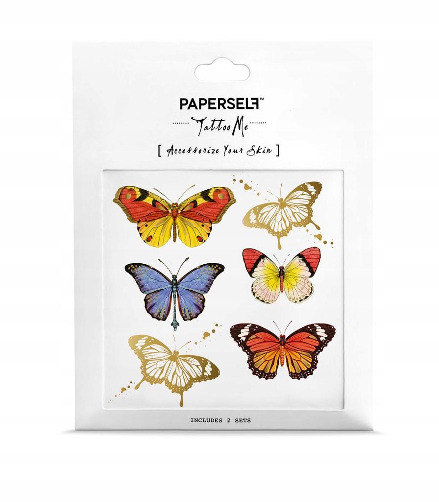

Paperself tatuaż tattoo motyle kalkomania