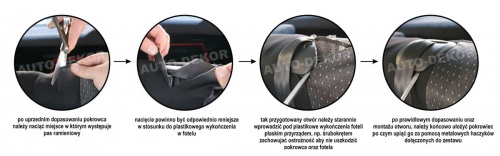 Pokrowce samochodowe FORD GALAXY 5 OSÓB 95-2005 Typ pokrowiec