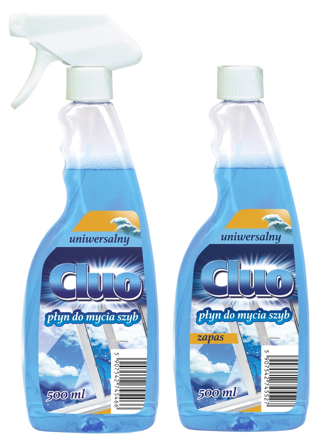 

Cluo płyn do mycia szyb Uniwersalny 500ml Spray