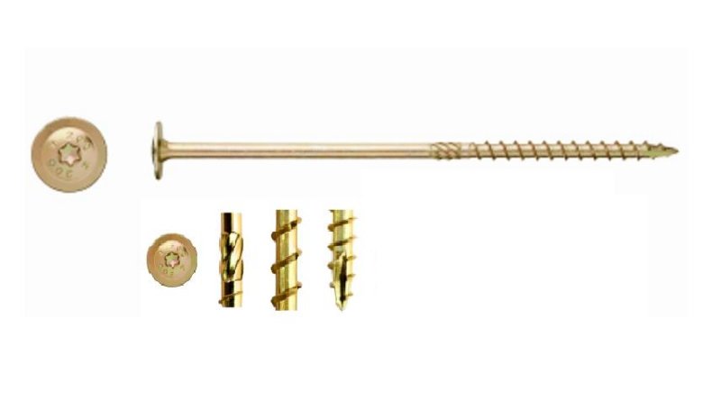 

Wkręt ciesielski speed z podkładką 10 x 200 torx