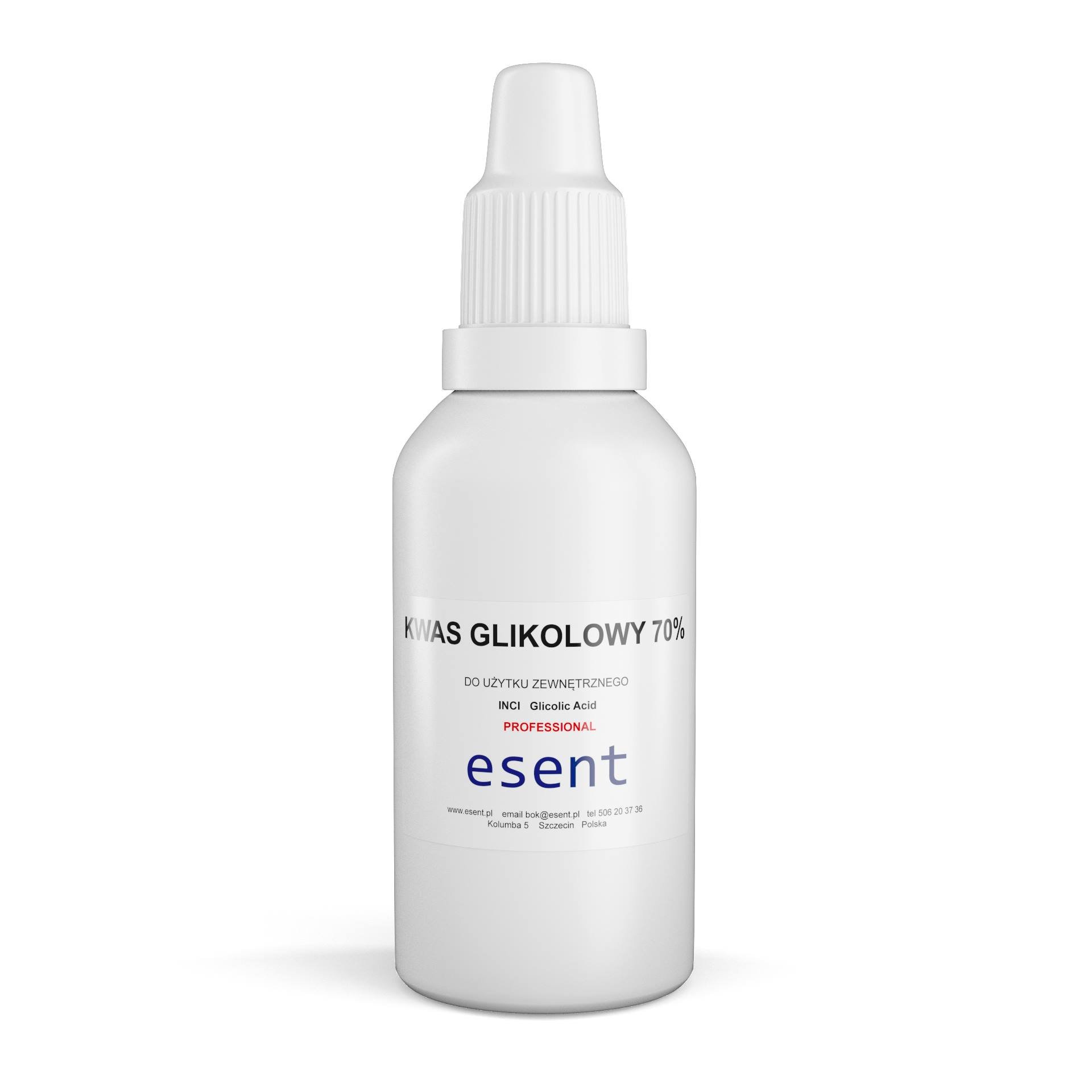 

Kwas Glikolowy 70% pojemność 30 ml