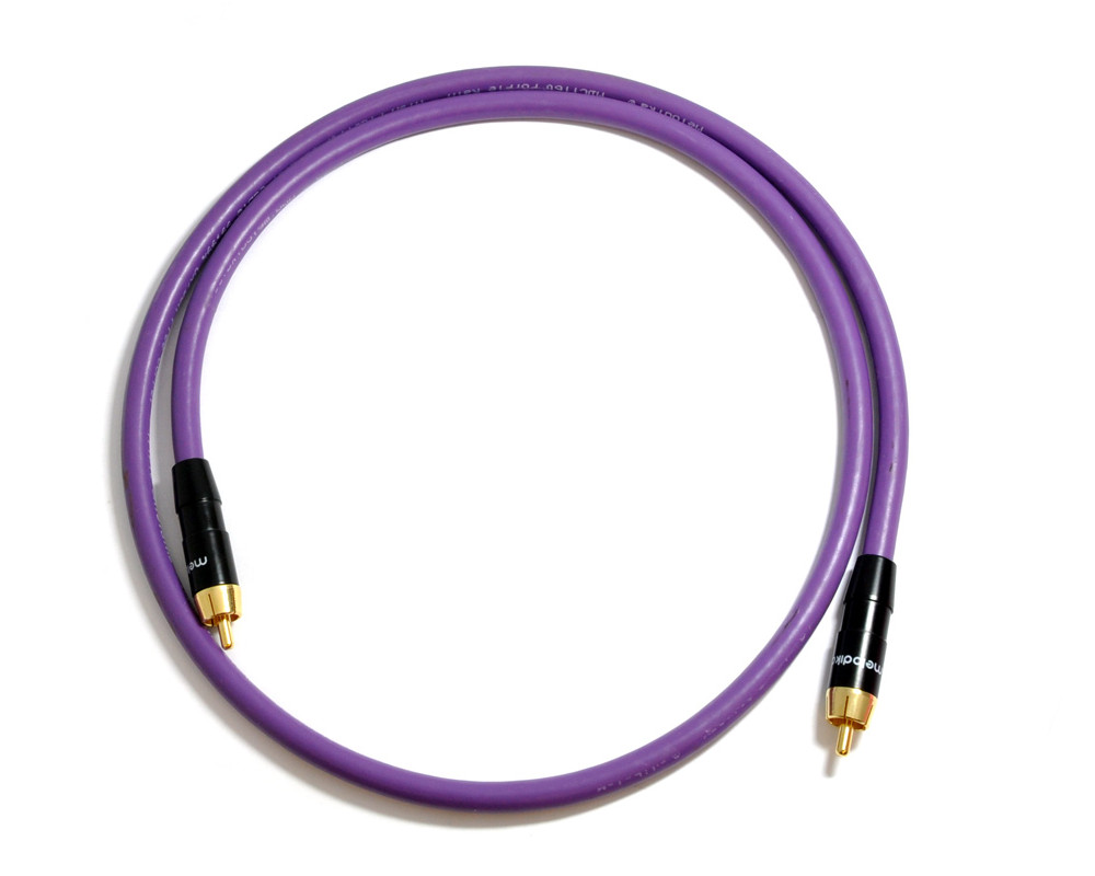 Melodika MDCX15 Purple Rain Kabel Rca-rca Coax Cinch Ofc Interkonekt 1,5 m