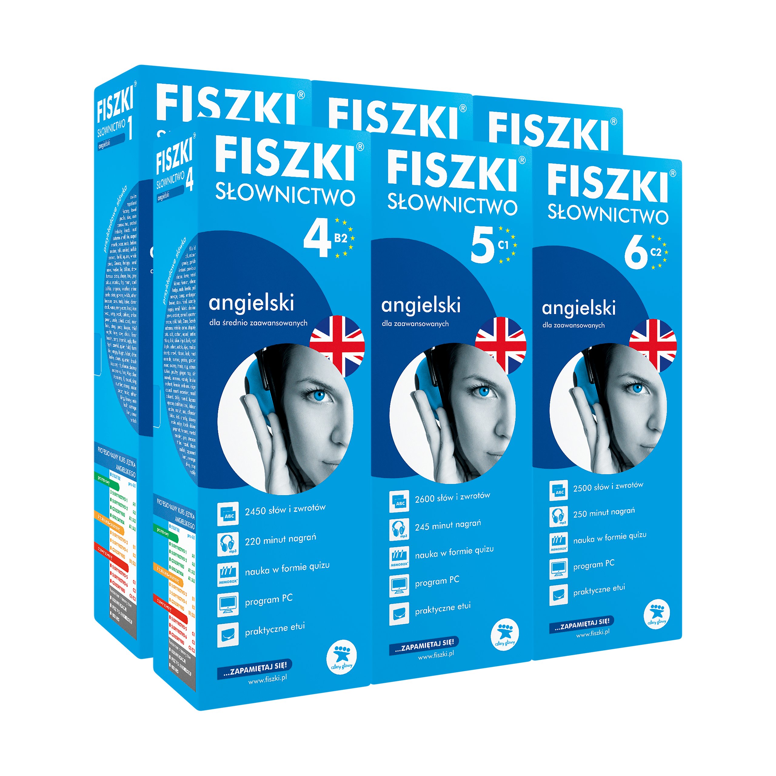 

Zestaw Fiszki Kurs Angielski XXL (A1-C2)