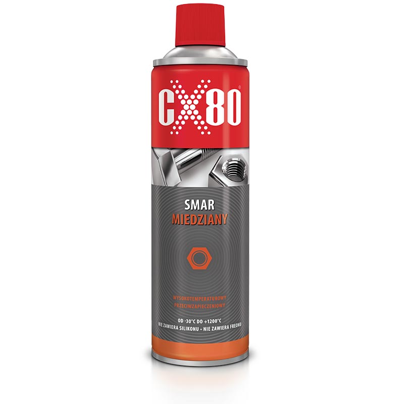 

Smar Miedziany Spray 500ML Aerozol Do 1200°C CX80