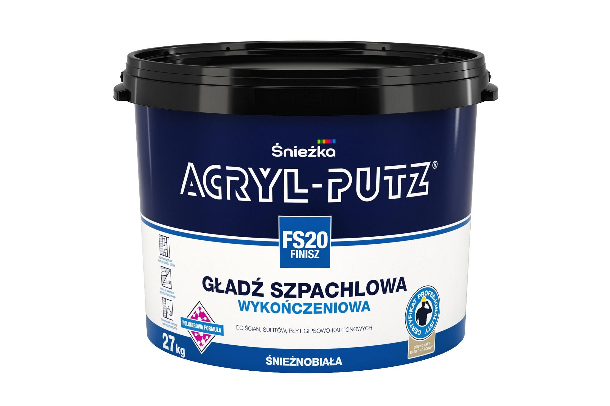 

Gładź Masa Szpachlowa Acryl Putz FS20 5KG Śnieżka