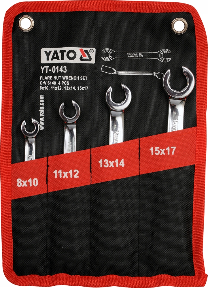 

Yato Klucze Płasko-oczkowe Półotwarte yt-0143