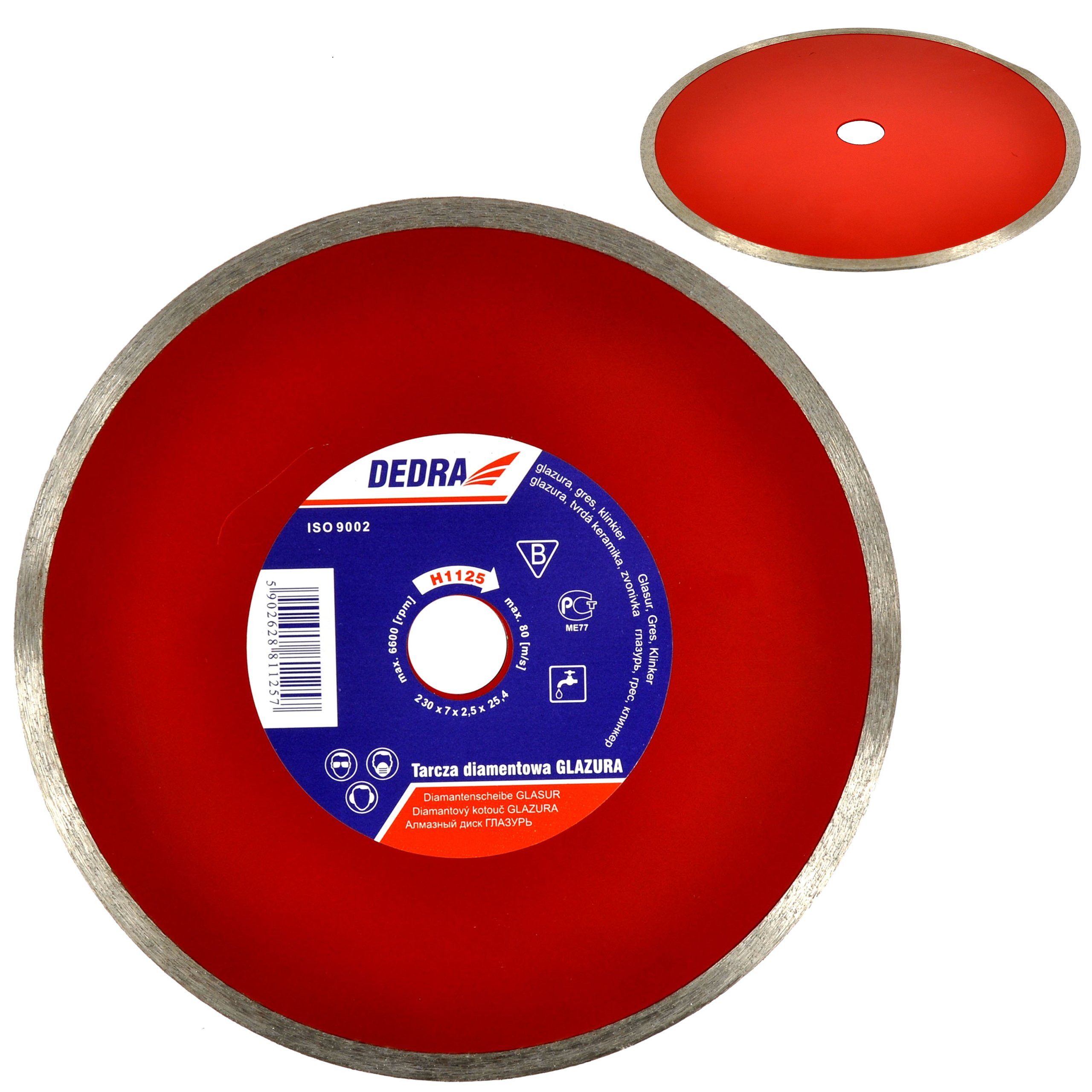 

Tarcza diamentowa do glazury gresu 230mm x 25,4mm