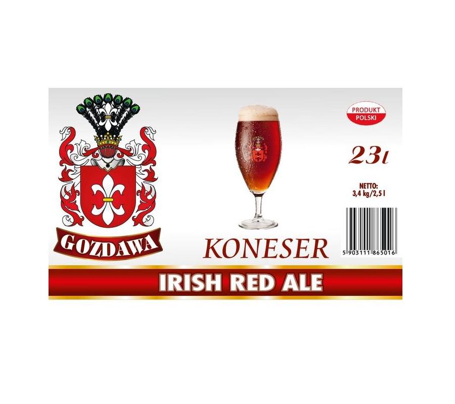 Domácí pivo Koneser Irish Red Ale Gozdawa