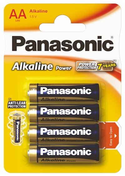 

4sztuki 4x Bateria Alkaliczna Panasonic LR06 R6 Aa