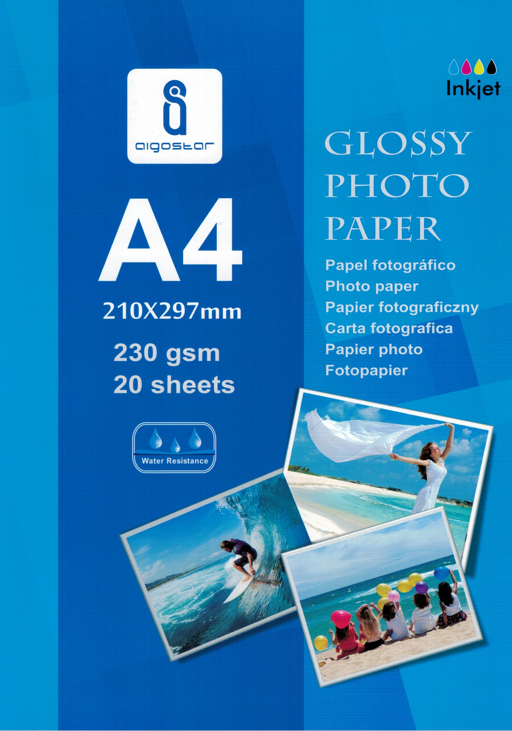 

Papier Fotograficzny A4 Foto Photo ; 20 szt 230g