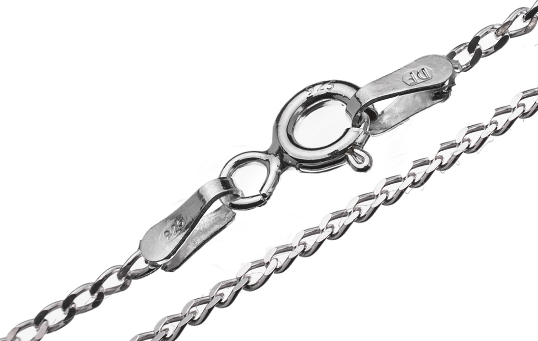 

Srebrny Łańcuszek Pancerka Diamentowana 45cm