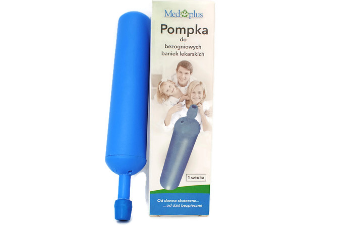 

Bańki lekarskie bezogniowe pompka orygin. Med plus