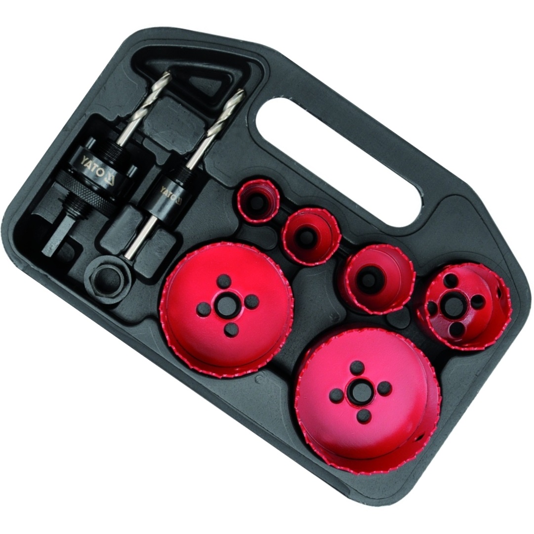 YATO 3380 Zestaw otwornic dla elektryków 22-73 mm 8 szt. EAN (GTIN) 5906083933806