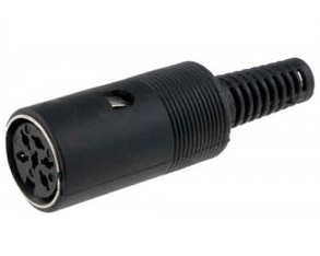 

Gniazdo Din 6pin 6p na kabel montażowy(1131)