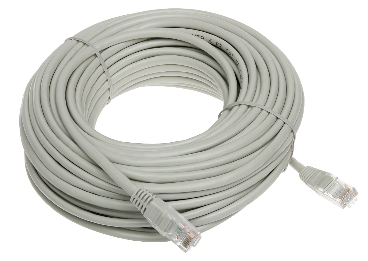 

Patchcord RJ45/20-GREY Utp kat.5e Szary 20m Abcv