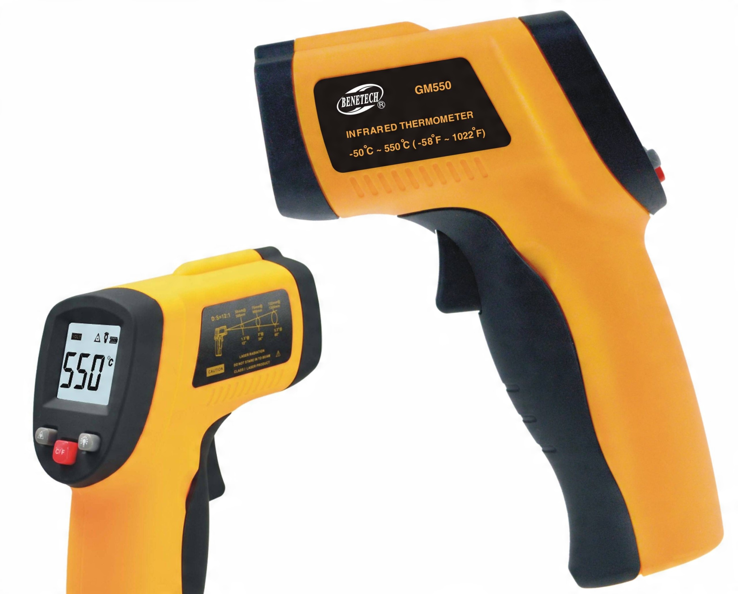 

Pirometr Termometr Laserowy Bezdotykowy -50 +550