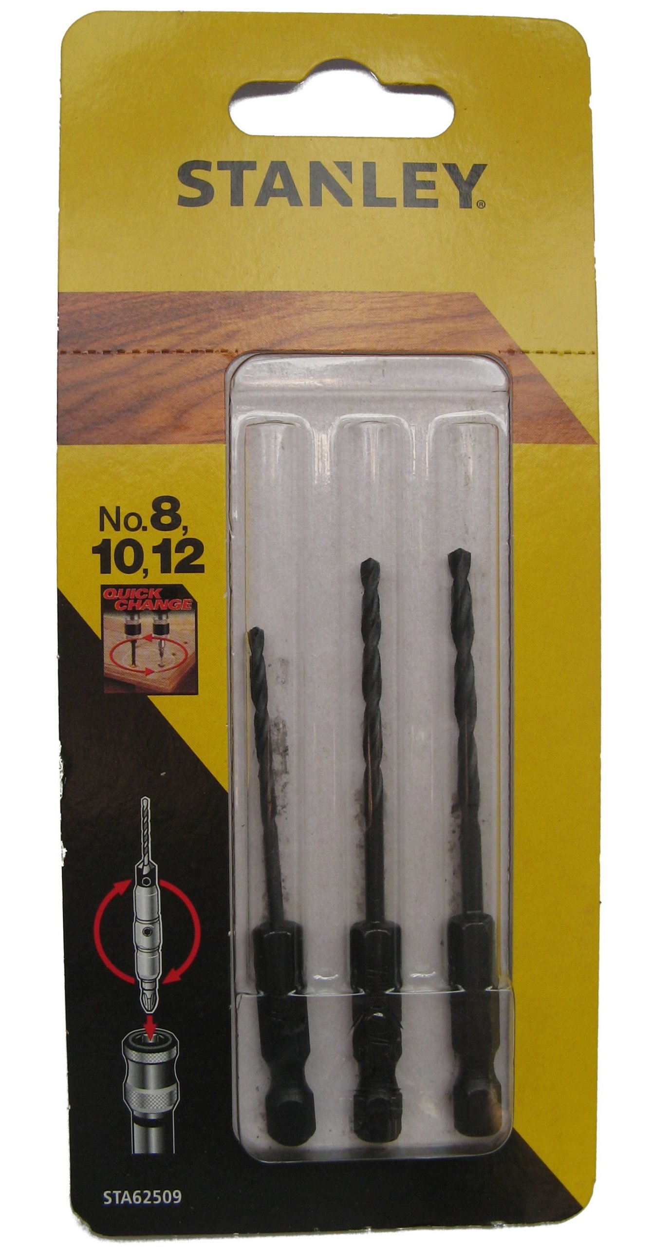 

Stanley Wiertła Do Drewna 3szt Hex 1/4'' STA62509